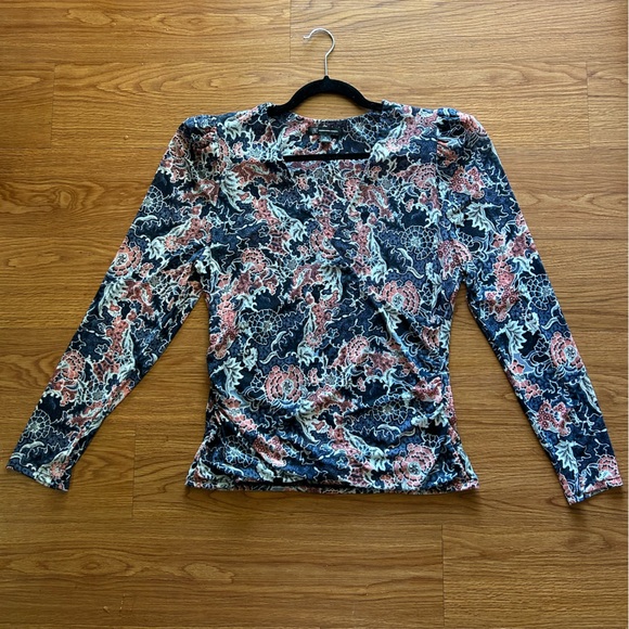 INC International Concepts Womens
Multicolor Floral Long Sleeve Blouse Top - Picture 2 of 10